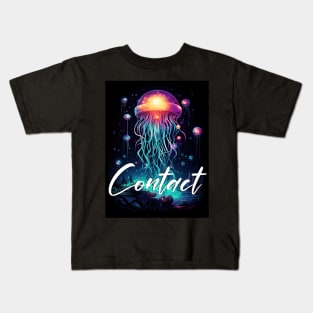 Jelly fish contact Kids T-Shirt